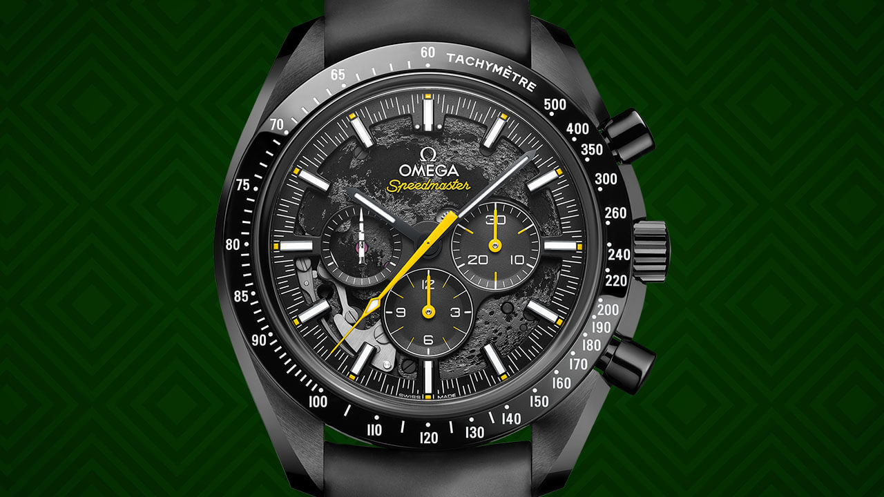 Omega Speedmaster Dark Side of The Moon Black Dial with Stick Hour Markers