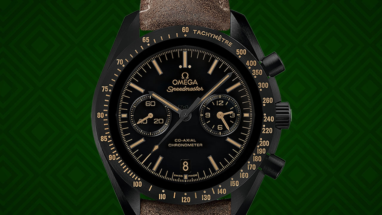 Omega Speedmaster Dark Side of The Moon Black Dial with Stick Hour Markers Omega Speedmaster Dark Side of The Moon Black Dial with Stick Hour Markers