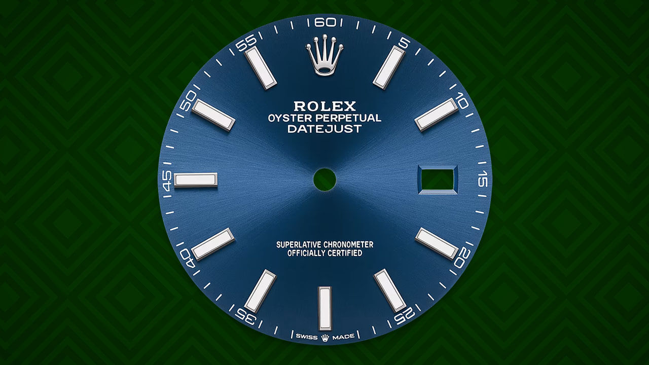 Rolex Datejust Blue Dial with Stick Hour Markers