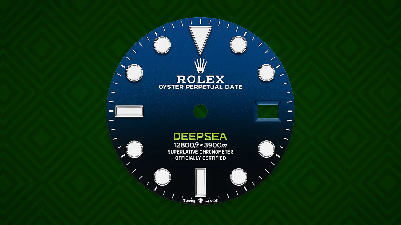 Rolex Deepsea Blue Dial with Stick and Dot Hour Markers