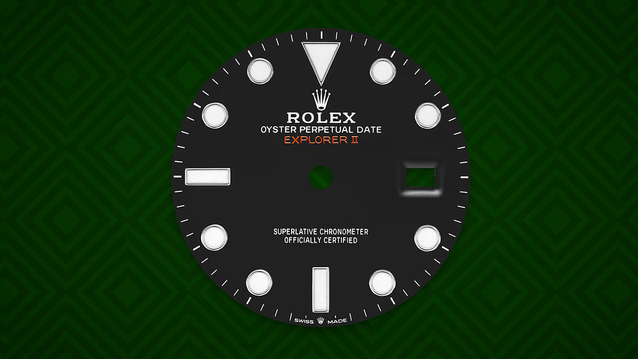 Rolex Explorer Black Dial with Stick and Dot Hour Markers