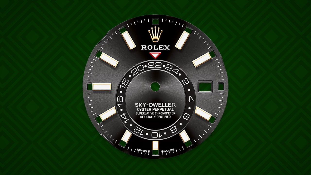 Rolex Sky-Dweller Black Dial with Stick Hour Markers