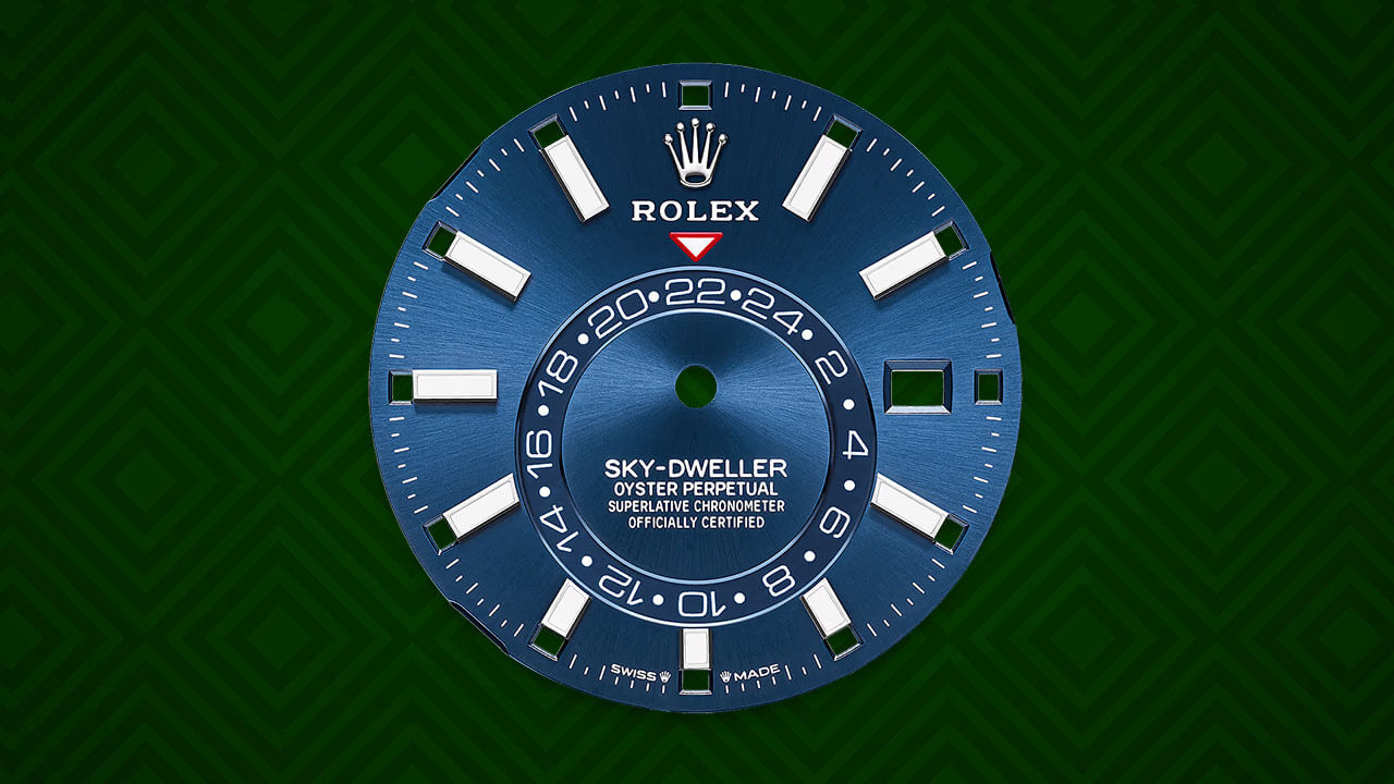 Rolex Sky-Dweller Blue Dial with Stick Hour Markers