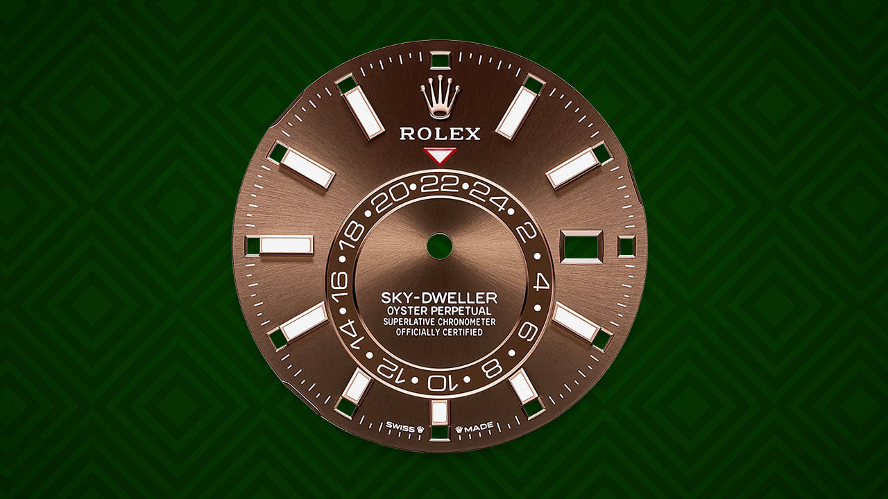 Rolex Sky-Dweller Chocolate Dial with Stick Hour Markers